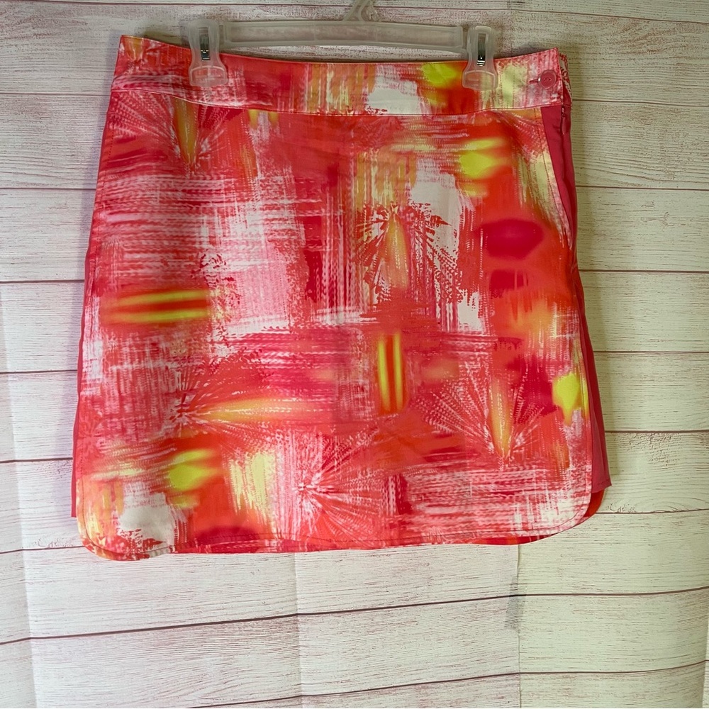 EP Pro‎ Pink Watercolor Tye Dye Print Golf Skort Size 12